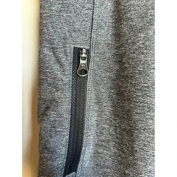 Lululemon Inspire Tight II Deep Coal Grey And Pink Mesh Size 4 Leggings, Pockets - Picture 5 of 9